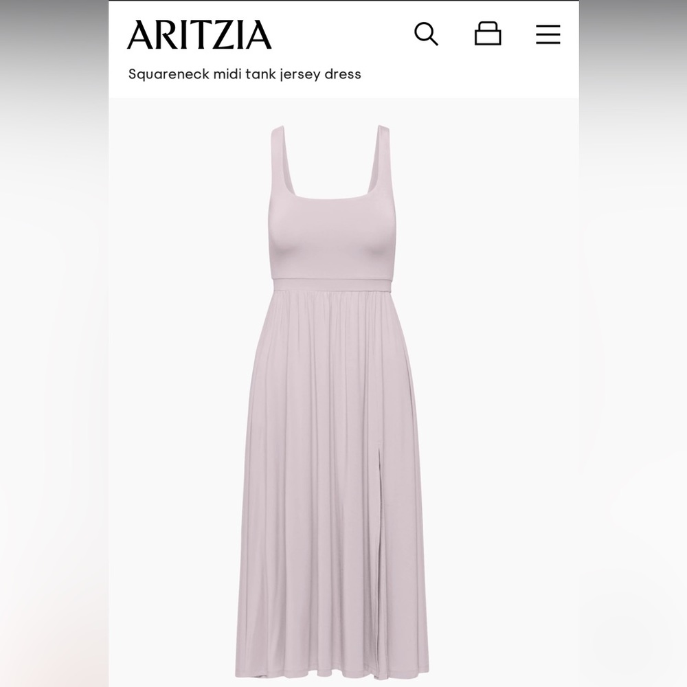 Aritzia Wilfred market jersey dress with slit